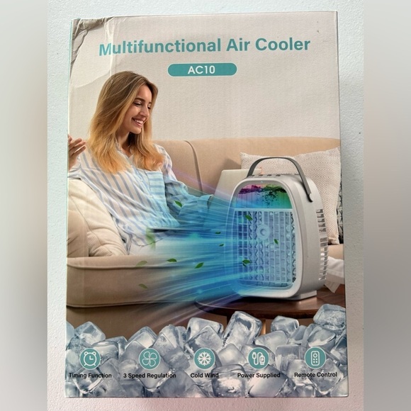 NIB! Portable Air Cooler with Remote - Picture 5 of 8